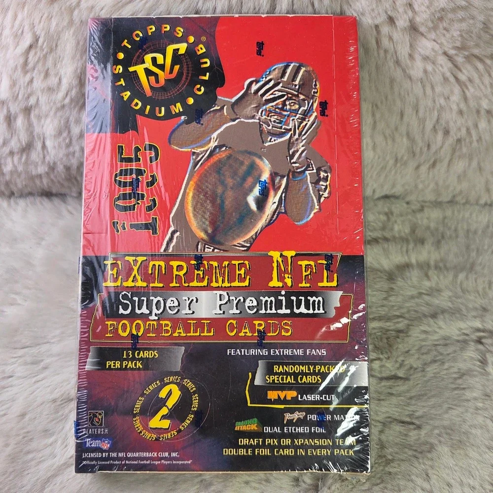 1995 Topps Stadium Club Extreme NFL Super Premium Football Series 2 Box Sealed